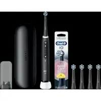 Oral-B iO 5N Noir + 4 Brossettes pour Gencives Sensibles
