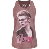David Bowie Top de - Smoking - S - XXL - pour Femme - corail - Taille XXL