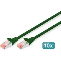 Digitus DK-1644030-G-10 Patchcable Cat. 6, S/FTP, 3,0 m, grün, 10er