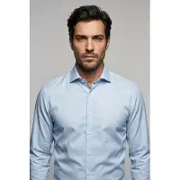 Olymp Chemise business 'Level Five' bleu clair