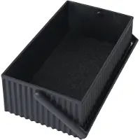 Sceltevie Panier omni offre - 13 × 25 × 8 cm - Noir