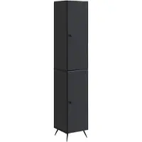vidaXL , ensemble de deux armoires, matériau de bois