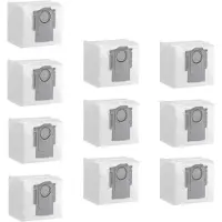 INF Sacs d'aspirateur 10 pièces pour Xiaomi Roborock S8 / S8 Pro S8+