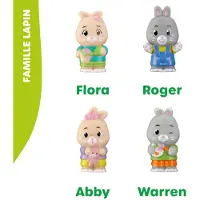 Klorofil Figurines Klorofil Famille Lapin x4