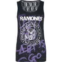Ramones Top de - Let's Go - S - XXL - pour Femme - noir - Taille M