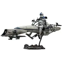 Hot toys Figurine TMS076 - Star Wars : The Clone Wars - Commander Appo And Barc Speeder