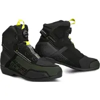 SHIMA Edge Vented Noir Dark Vert Chaussures de Moto Taille 47