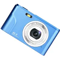 INF Appareil photo numérique 1080P 48 mégapixels Caméra Vlogging avec zoom 16X Bleu