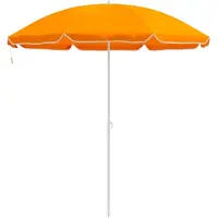 vidaXL Parasol de jardin 207 cm, polyester 170T, orange