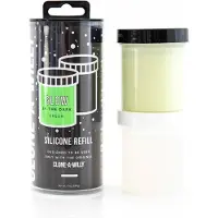 Clone-a-Willy Refill Glow In The Dark Silicone Vert
