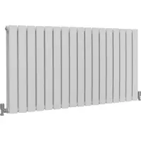 Monster Radiateur Plat Mural 60 x 119 cm Blanc Brillant Pour Salle de Bain, Cuisine, Maison