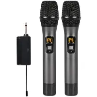 INF 2 microphones sans fil Bluetooth Reverb avec câble port Android Black