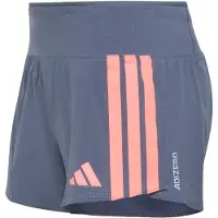 Adidas Pantalon de sport 'Adizero' bleu fumé / graphite