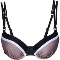 JOOP! Hauts de bikini ' Eleganz ' taupe / noir / blanc