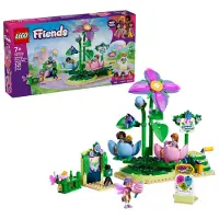 LEGO Friends 42702 Manège des Tasses à Thé Florales, Jouet Avec 3 Mini-Poupées, Cabine Photo Et Accessoires, Dès 7 Ans
