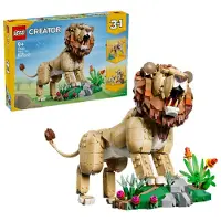 LEGO Creator 3-en-1 Animaux Sauvages : Lion Majestueux - 31386