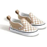Vans Slip-on V Trainers Marron EU 22 1/2 Enfants