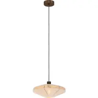 Eglo Lampe pendante Japandi Orimini Ø 38cm - bronze avec crème