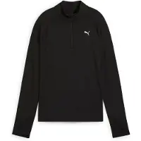 Puma T-shirt fonctionnel 'Velocity' noir / blanc