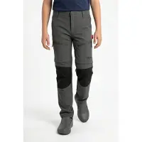 TROLLKIDS Nordfjord Zip-off Slim Fit Pants Gris 146 cm Enfants