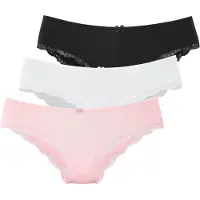 LASCANA Slip anthracite / rosé / blanc