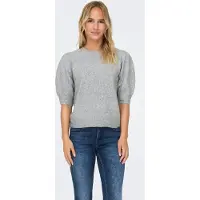 ONLY Pull-over 'ONLRica' gris chiné