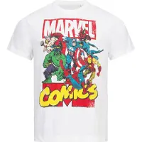 Lizenz L|Marvel Comics Call Out Herren T-Shirt FBMTS364WHT