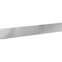 vidaXL Bordure de jardin, 10 pièces, 100 x 15 cm, acier, argenté