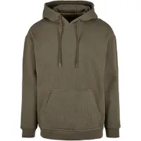 Build Your Brand Basic Oversize Hoodie Vert XS Homme