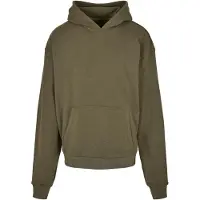 Build Your Brand Ultra Heavy Cotton Box Hoodie Vert S Homme