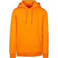 Build Your Brand Heavy Hoodie Orange XL Homme