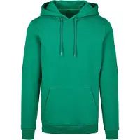 Build Your Brand Heavy Hoodie Vert 5XL Homme
