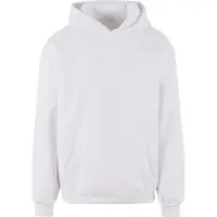 Build Your Brand Fluffy Hoodie Blanc L Homme