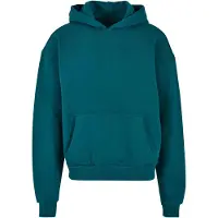 Build Your Brand Ultra Heavy Box Hoodie Vert XS Homme