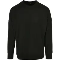 Build Your Brand Oversized Cut On Sleeve Longsleeve Noir - Build Your Brand BY198 - Taille 5XL