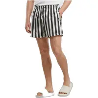 Urban Classics Shorts de bain noir / blanc