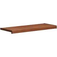 vidaXL Appui de fenêtre Bois brun 100 x 35 x 4,5 cm PVC