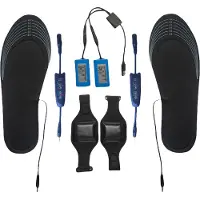 INF Semelles chauffantes, chauffe-pieds rechargeables à piles 35-41