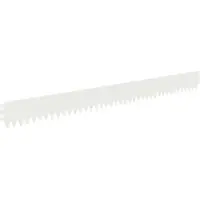 vidaXL Bordure de pelouse, 50 pièces, 103 x 10 cm, acier, blanc