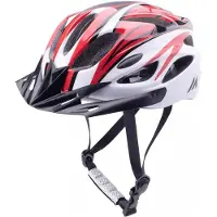 Martes - Casque de vélo de course « Gubbe » pour homme/femme (unisexe), cyclisme, polycarbonate PP16097 (L) (blanc/rouge/noir)