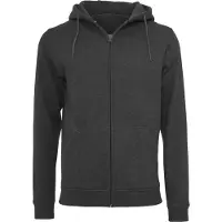 Build Your Brand Heavy Full Zip Sweatshirt Gris M Homme