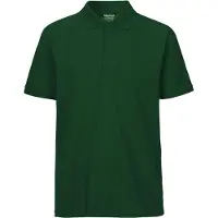 Neutral Neutre O20080 | Polo classique homme / 100% coton équitable - Couleur : Bottle Green - Taille : L