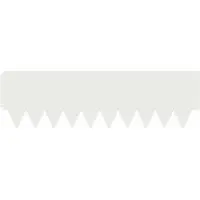 vidaXL Bordure de jardin, 20 pièces, 103 x 30 cm, acier, blanc