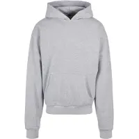 Build Your Brand Ultra Heavy Cotton Box Hoodie Gris XS Homme