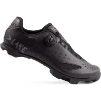 Lake Hommes, Chaussures de cyclisme, MX219-X (43.5), Noir, Gris