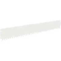 vidaXL Bordure de pelouse, 30 pièces, 103 x 15 cm, acier, blanc