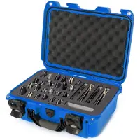 Nanuk 915 valise avec mousse pour 28 couteaux, bleu