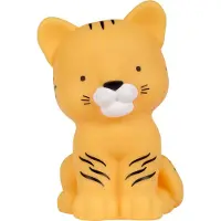 A Little Lovely Company veilleuse Tiger junior 14 cm PVC jaune/noir