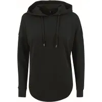 Build Your Brand Oversized Hoodie Noir S Femme