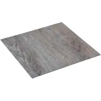 vidaXL : Lames de sol adhésives, couleur marron clair et noir